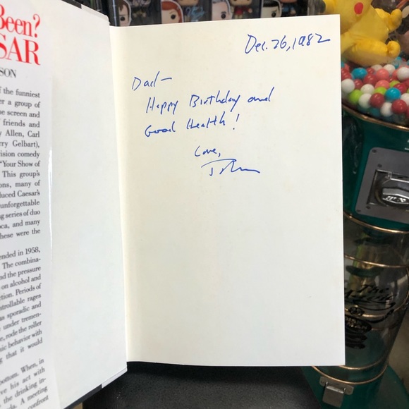 Vtg ‘82 Sid Caesar Signed Book “Where Have I Been?” - 1st Ed Hardcover - Picture 7 of 12